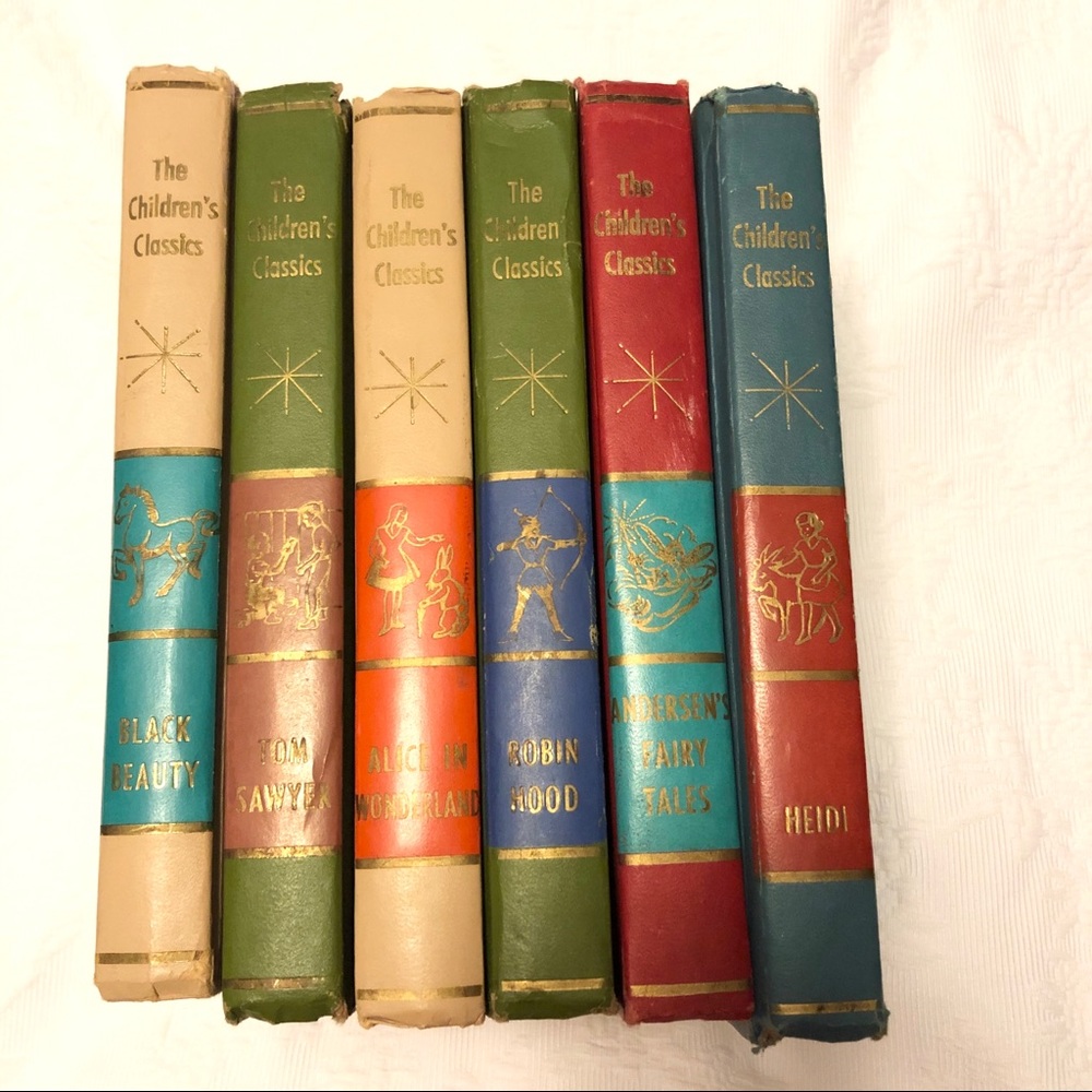 Lot of six books The children’s Classic